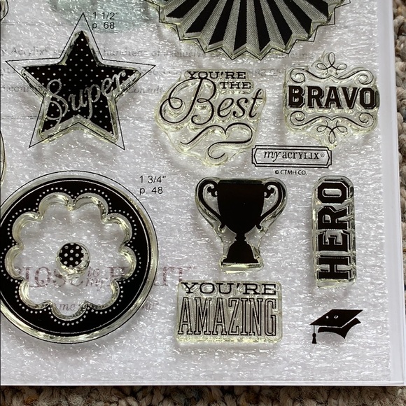 Close to My Heart My Acrylix Cricut Artiste Stamps - Picture 6 of 6